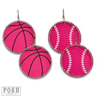 Game-day ball earring, last call - Boutique Bella BellaEarrings