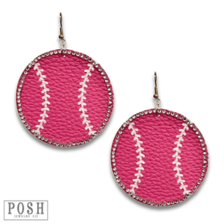 Game-day ball earring, last call - Boutique Bella BellaEarrings