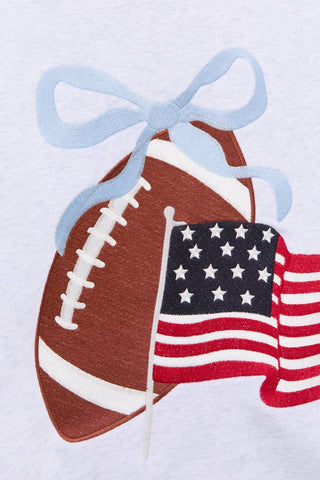 GAME DAY EMBROIDERED OVERSIZED SWEATSHIRT - Boutique Bella BellaSweatshirt