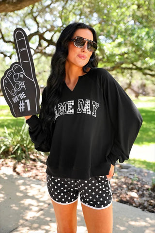 Game Day French Terry Pullover - Boutique Bella BellaSweatshirt