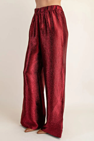 Garnet Glow Trousers - Boutique Bella Bellapants