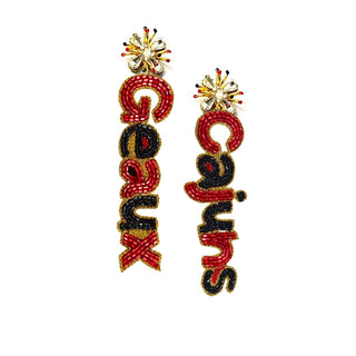 Geaux Cajuns Earrings - Boutique Bella BellaDistress