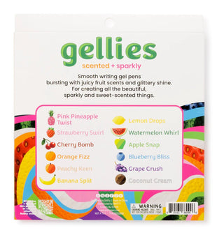 GELLIES SCENTED + SPARKLE gel pens - Boutique Bella Bellapens