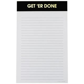 GET ER DONE NOTEPAD - Boutique Bella BellaNotepad