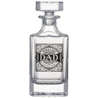 Gift For Dad Whiskey Decanter Gift Set 730ML Decanter 2 Whiskey Glass Fathers Day Birthday Housewarm - Boutique Bella Bella