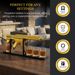 Gifts For Men Dad 1000 Ml Whiskey Decanter Set With 4 Glasses Unique Anniversary Bir - Boutique Bella Bella