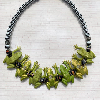 Gilded Frog Necklace - Boutique Bella BellaNecklace