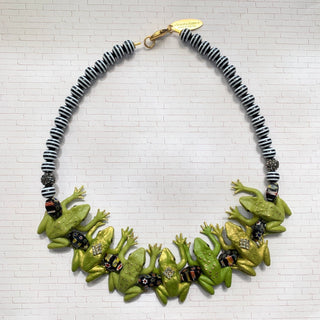 Gilded Frog Necklace - Boutique Bella BellaNecklace