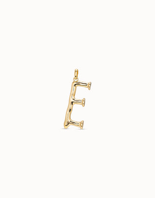 Gimme an E - Gold charm - Boutique Bella BellaUno de 50 - Charm