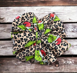 Girls Grinch Print Headbands - Boutique Bella Bellahair band