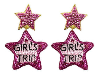 Girl's Trip Earrings - Boutique Bella BellaDistress