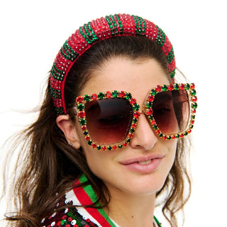 Glamour Society Rhinestone Sunglasses - Boutique Bella BellaSunglasses