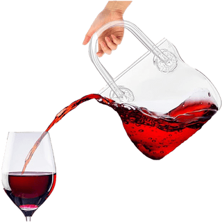 Glass Handbag Purse Decanter Vase For Flowers Wine Whiskey Decanter For Women Womens Bag Shape Fish - Boutique Bella Bella