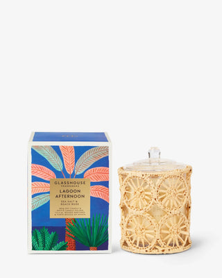 Glasshouse Lagoon Afternoon Candle 13.4oz - Boutique Bella BellaCandle