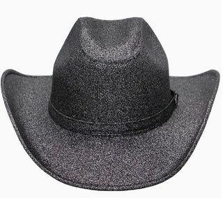 Glitter Cowboy Unisex Faux Suede - Boutique Bella BellaHat