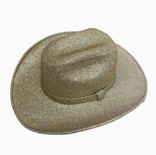 Glitter Cowboy Unisex Faux Suede - Boutique Bella BellaHat