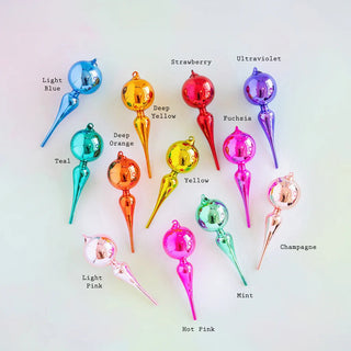 GLITTEVILLE RAINBOW REFLECTIVE FINIAL ORNAMENT - Boutique Bella BellaOrnaments
