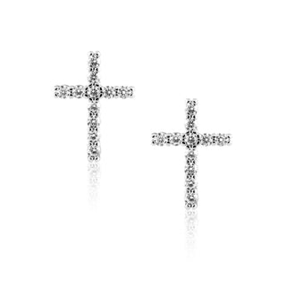Glitz Cross Stud - Boutique Bella BellaEarring