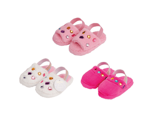 Glitzy Slippers 4T-5T - Assorted Colors - Boutique Bella BellaChildrens Slippers