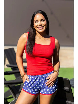 Go Getter Shorts - Navy Stars - Boutique Bella BellaJoggers