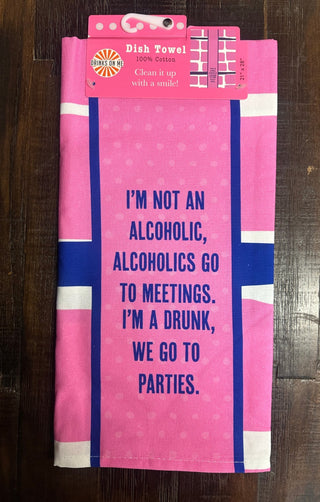 Go to Parties Dish towel - Boutique Bella Belladish towel