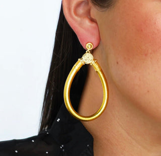 Gold All Weather Earrings - Boutique Bella BellaEarrings