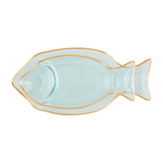 Gold Edge Fish Tray Set - Boutique Bella Bellatray set