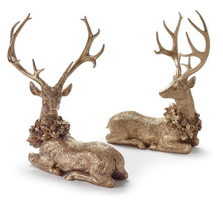 Gold Lying Deer - Boutique Bella Belladecorative figurine