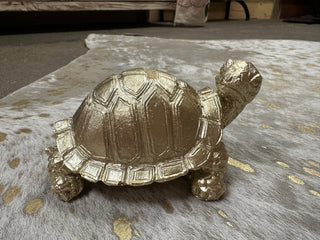 Gold Resin Turtle - Boutique Bella Belladecorative turtle
