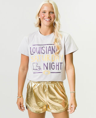 Gold Show Stopper Shorts - Boutique Bella Bellashorts