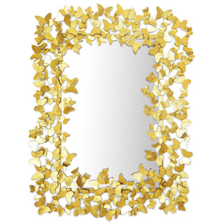 Golden Butterfly Galore Wall Mirror - Boutique Bella Bellamirror
