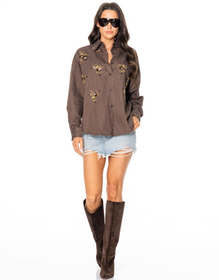 Golden Hour Muse Shirt - Boutique Bella BellaButton-Up