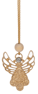 Golden Noel Angel Ornament - Boutique Bella BellaOrnament