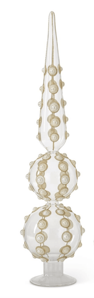 Golden Pearl Elegance Finials - Assorted - Boutique Bella Bellafinial