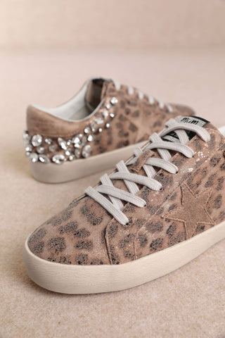Goldie - Sparkle And Shine Leopard Sneakers - Boutique Bella BellaSneakers