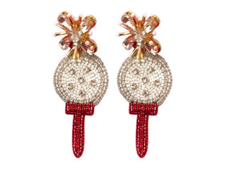 Golf Tee and Ball Earrings - Boutique Bella BellaDistress