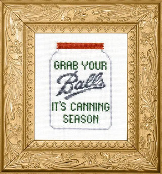 Grab Your Balls - Deluxe Cross Stitch Kit - Boutique Bella BellaCross Stitch Kit