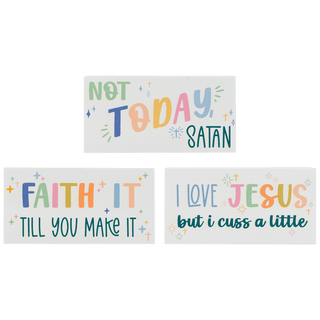 Gracefully Unfiltered Message Block - Boutique Bella BellaDecorative Plaques