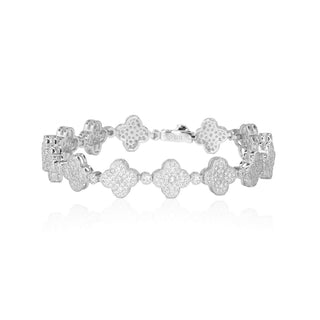 Gracie Clover Tennis Bracelet - Boutique Bella BellaBracelet