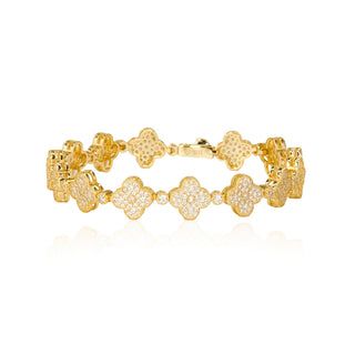 Gracie Clover Tennis Bracelet - Boutique Bella BellaBracelet