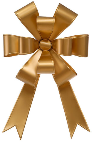Grand Gilded Christmas Bow - Boutique Bella BellaChristmas Decor