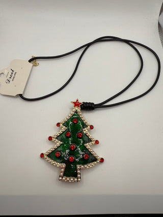 Green Christmas Tree Necklace - Boutique Bella BellaNecklace