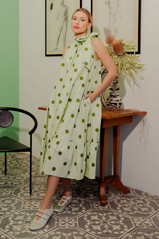 Green Glam Midi Dress - Boutique Bella BellaDress