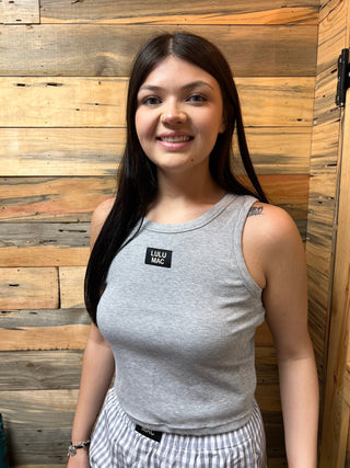 Grey LuLu Tank Top - Boutique Bella BellaTank Top