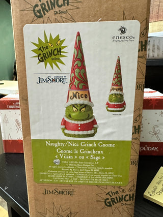Grinch Naughty Nice Figurine - Boutique Bella BellaChristmas