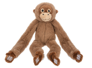 Monkey Hugs Hanging Plush
