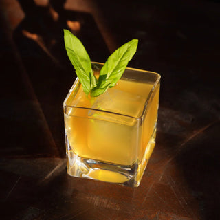 Braque Crystal Rocks Glass