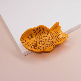 Hair Claw Orange Fish - Boutique Bella BellaHair Clip