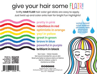 Hair Flair - Hair Color Gel Sticks Set of 8 - Boutique Bella Bellamarkers