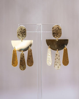 Half moon Dangling Earrings - Boutique Bella BellaEARRINGS